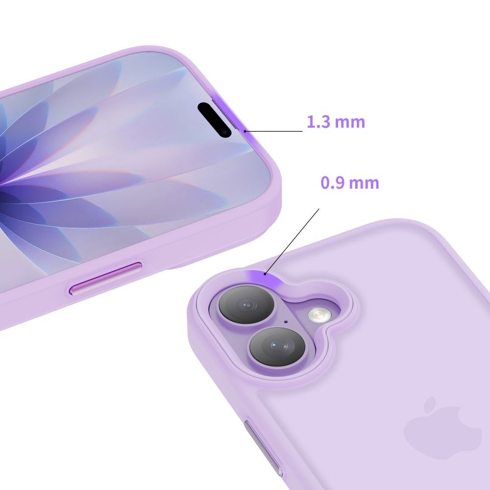 Etui na Apple iPhone 17, Tech-Protect, Magmat, Fioletowy Mat