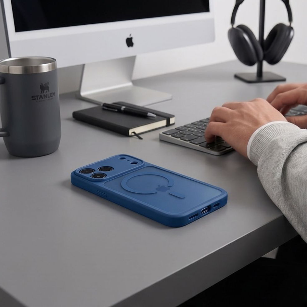 Etui MagSafe do Apple iPhone 18 Pro Max / 17 Pro Max, Tech-Protect, BasicMag, Granat Matowy