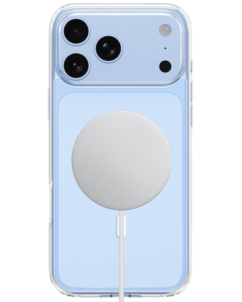 Etui MagSafe do Apple iPhone 18 Pro / 17 Pro, Tech-Protect, Flexair Hybrid z ochroną ekranu, przezroczyste