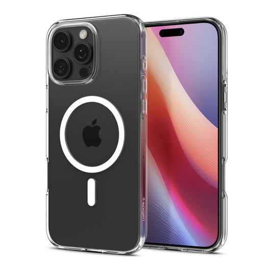 Etui MagSafe do Apple iPhone 16 Pro, Spigen, ciekłokrystaliczne, przezroczyste ACS08389