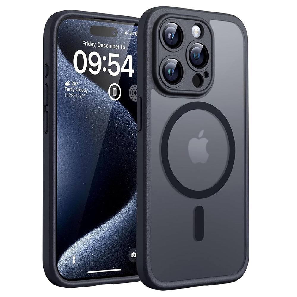 Etui MagSafe dla Apple iPhone 13 Pro, Techsuit, PureFrost, Czarny