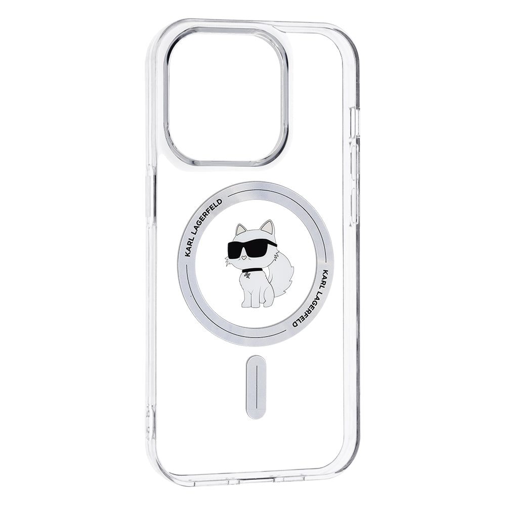 Etui MagSafe dla Apple iPhone 14 Pro Max, Karl Lagerfeld, IML Choupette, Przezroczyste