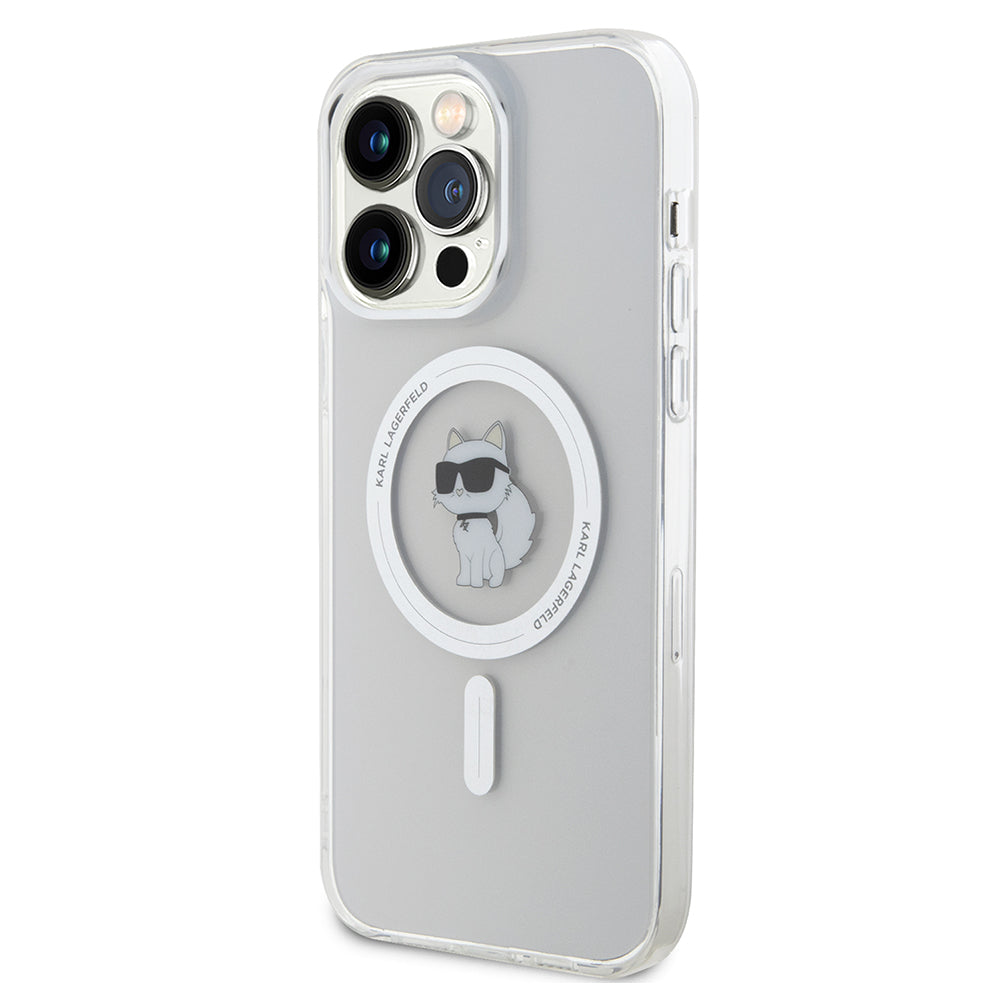 Etui MagSafe dla Apple iPhone 14 Pro Max, Karl Lagerfeld, IML Choupette, Przezroczyste