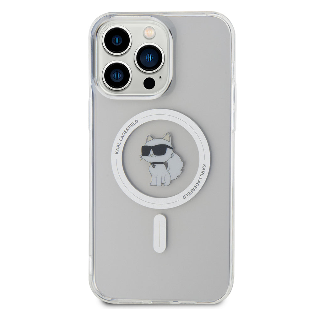 Etui MagSafe dla Apple iPhone 14 Pro Max, Karl Lagerfeld, IML Choupette, Przezroczyste