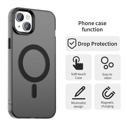Etui MagSafe do Apple iPhone 14, Techsuit, CandyCase, czarne