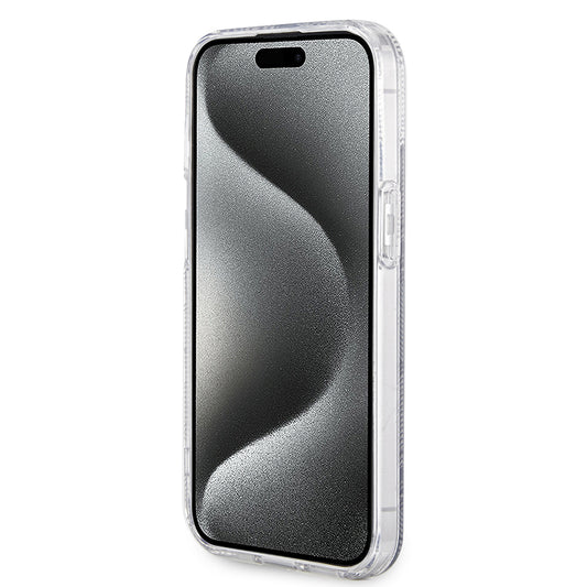 Etui MagSafe dla Apple iPhone 15 Plus, Guess, IML Gcube, Czarne