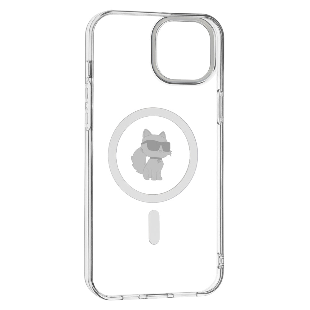 Etui MagSafe dla Apple iPhone 15 Plus / 14 Plus, Karl Lagerfeld, IML Choupette, Przezroczyste
