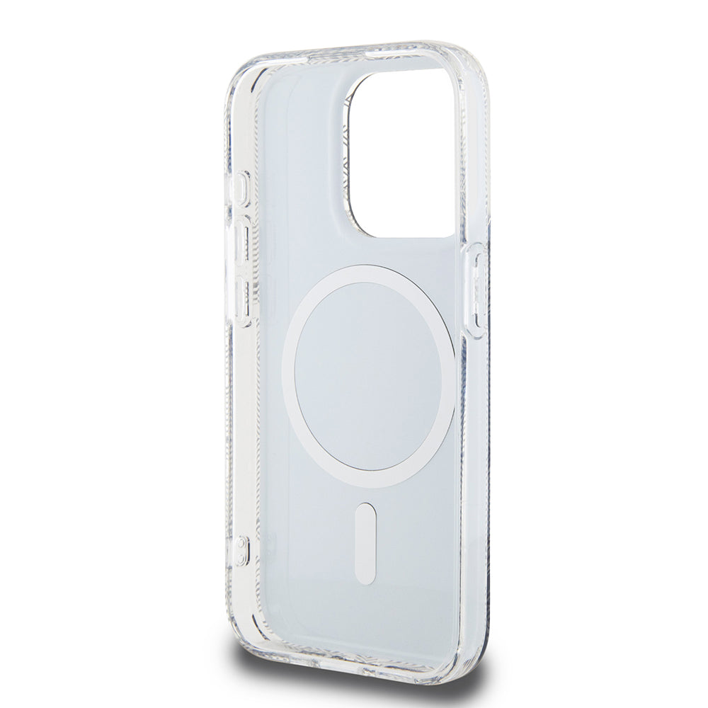 Etui MagSafe dla Apple iPhone 15 Pro, Guess, IML Gcube, Czarne