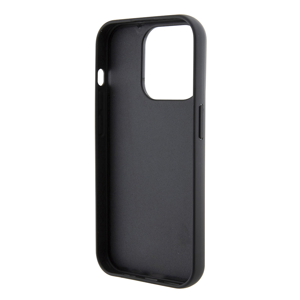 Etui MagSafe dla Apple iPhone 15 Pro, Karl Lagerfeld, Saffiano Gripstand Choupette, Czarne
