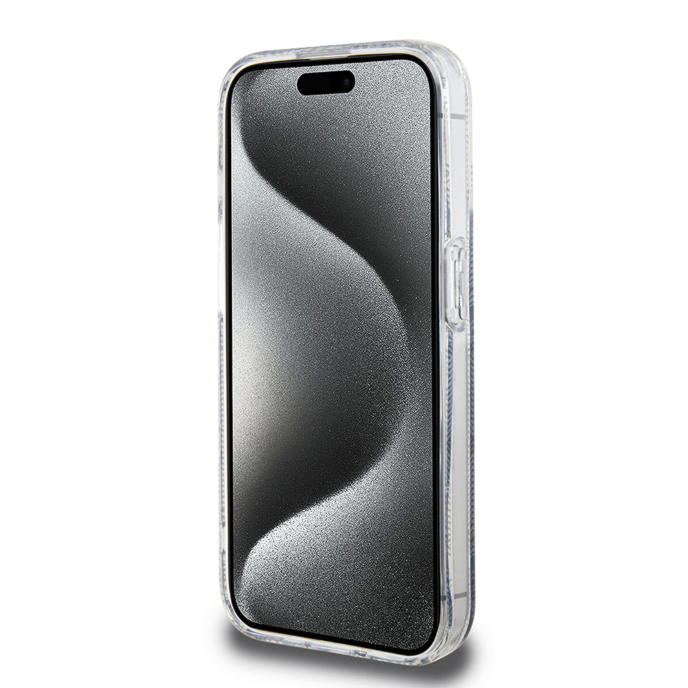 Etui MagSafe dla Apple iPhone 15 Pro Max, Guess, IML Gcube, Czarne