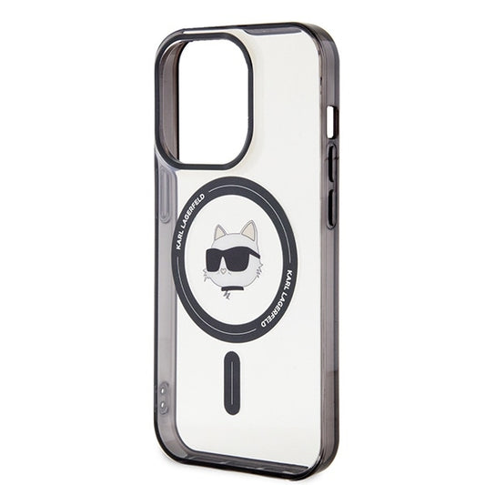 Etui MagSafe dla Apple iPhone 15 Pro Max, Karl Lagerfeld, IML Choupette's Head, Przezroczyste