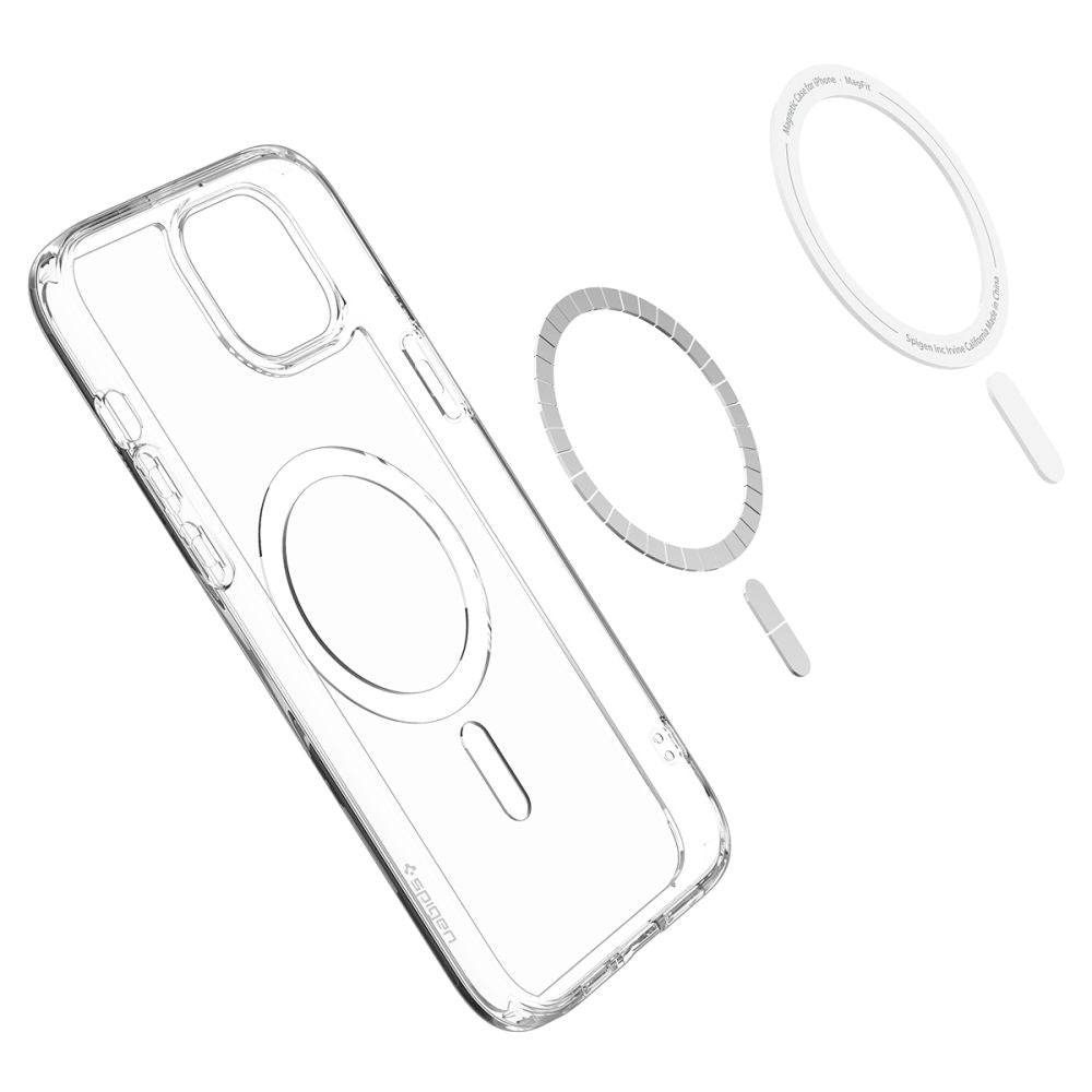Etui MagSafe do Apple iPhone 15, Spigen, Ultra Hybrid, Białe ACS06802