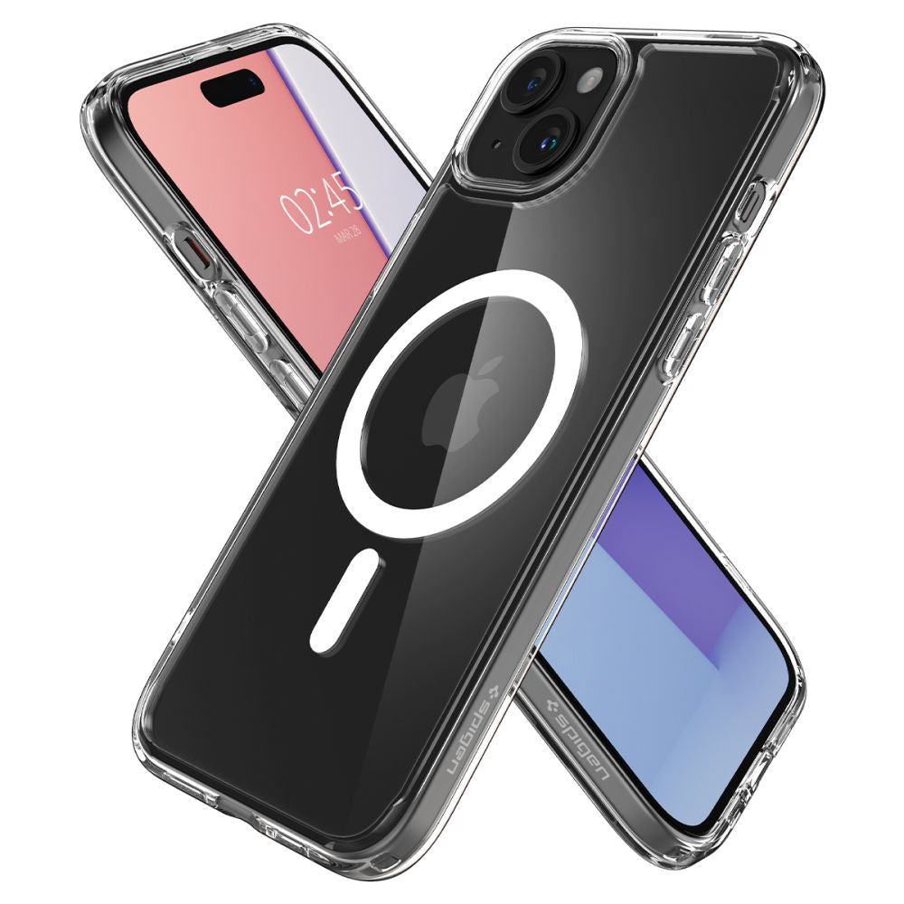 Etui MagSafe do Apple iPhone 15, Spigen, Ultra Hybrid, Białe ACS06802