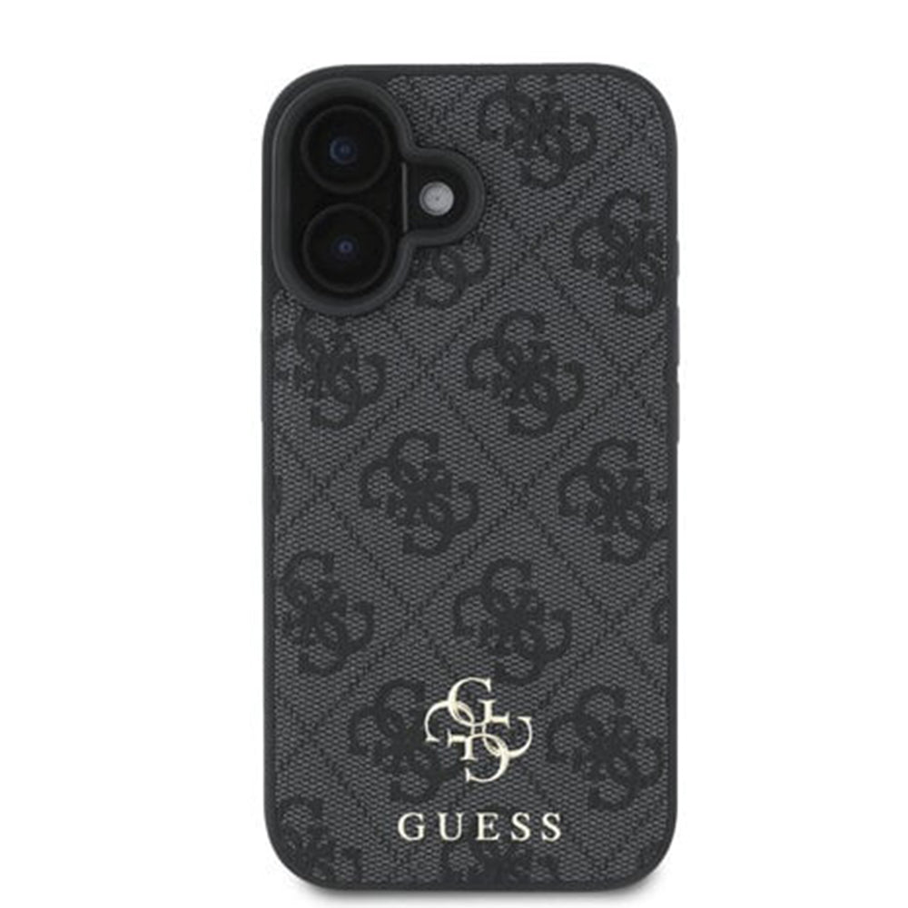 Etui MagSafe dla Apple iPhone 16, Guess, 4G Classic, Czarne