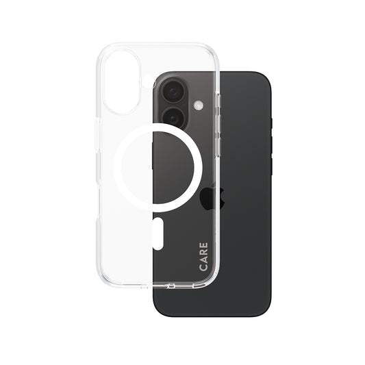 Etui MagSafe dla Apple iPhone 16, PanzerGlass, Care Urban Combat, Przezroczyste Białe