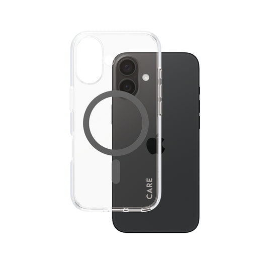 Etui MagSafe dla Apple iPhone 16, PanzerGlass, Care Urban Combat, Czarne Przezroczyste