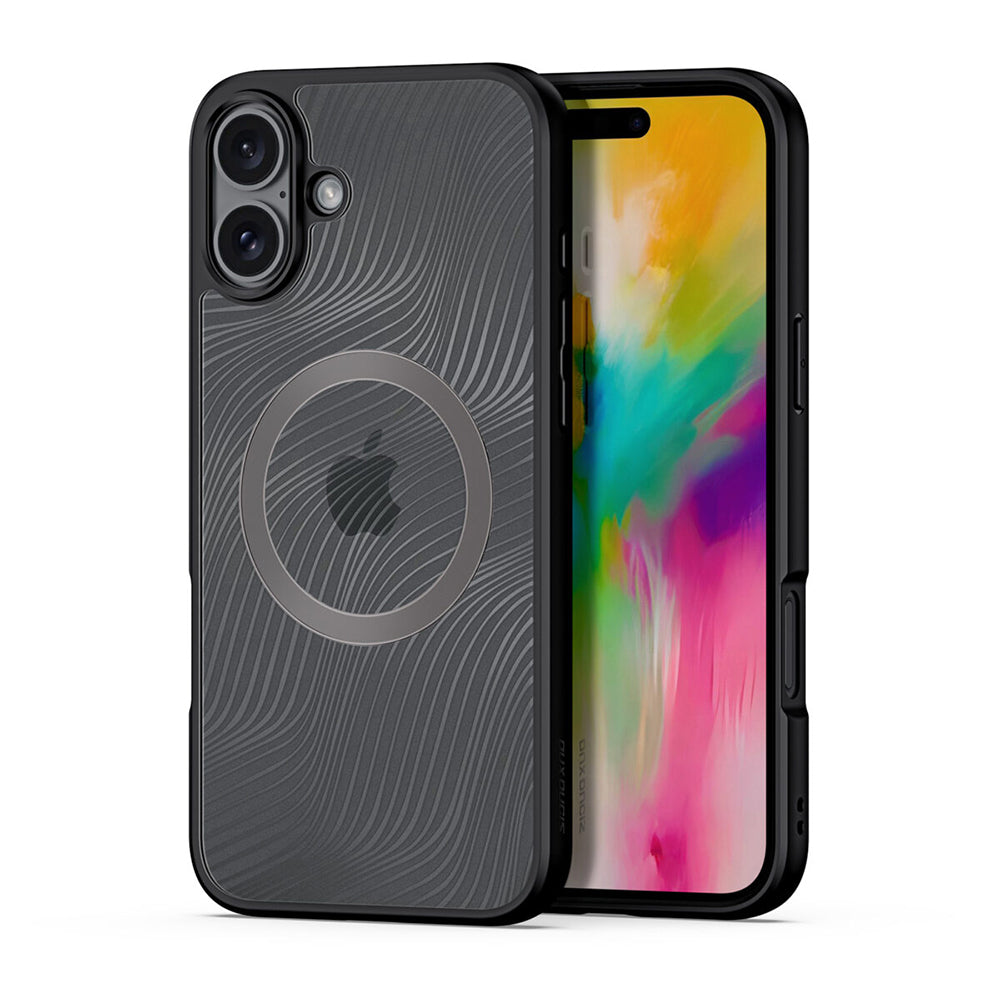 Etui MagSafe do Apple iPhone 16 Plus, DUX DUCIS, Aimo, czarne