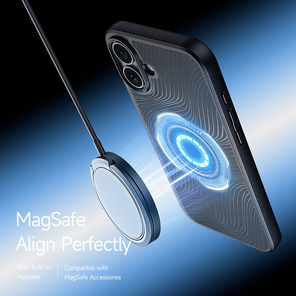 Etui MagSafe do Apple iPhone 16 Plus, DUX DUCIS, Aimo, czarne
