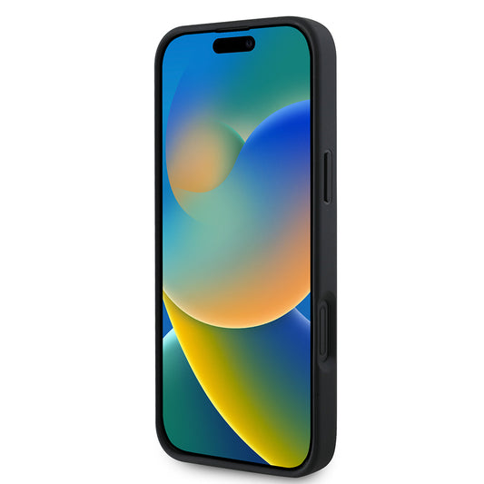 Etui MagSafe dla Apple iPhone 16 Plus, Guess, Saffiano Classic Logo, Czarne