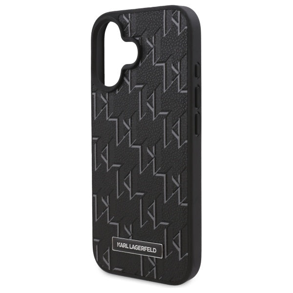 Etui MagSafe dla Apple iPhone 16 Plus, Karl Lagerfeld, Hot Stamp, Czarne