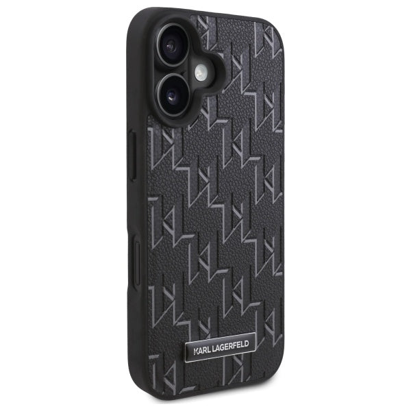 Etui MagSafe dla Apple iPhone 16 Plus, Karl Lagerfeld, Hot Stamp, Czarne