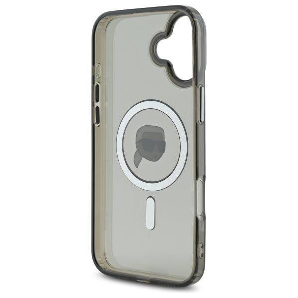 Etui MagSafe dla Apple iPhone 16 Plus, Karl Lagerfeld, IML Karl's Head, Czarne