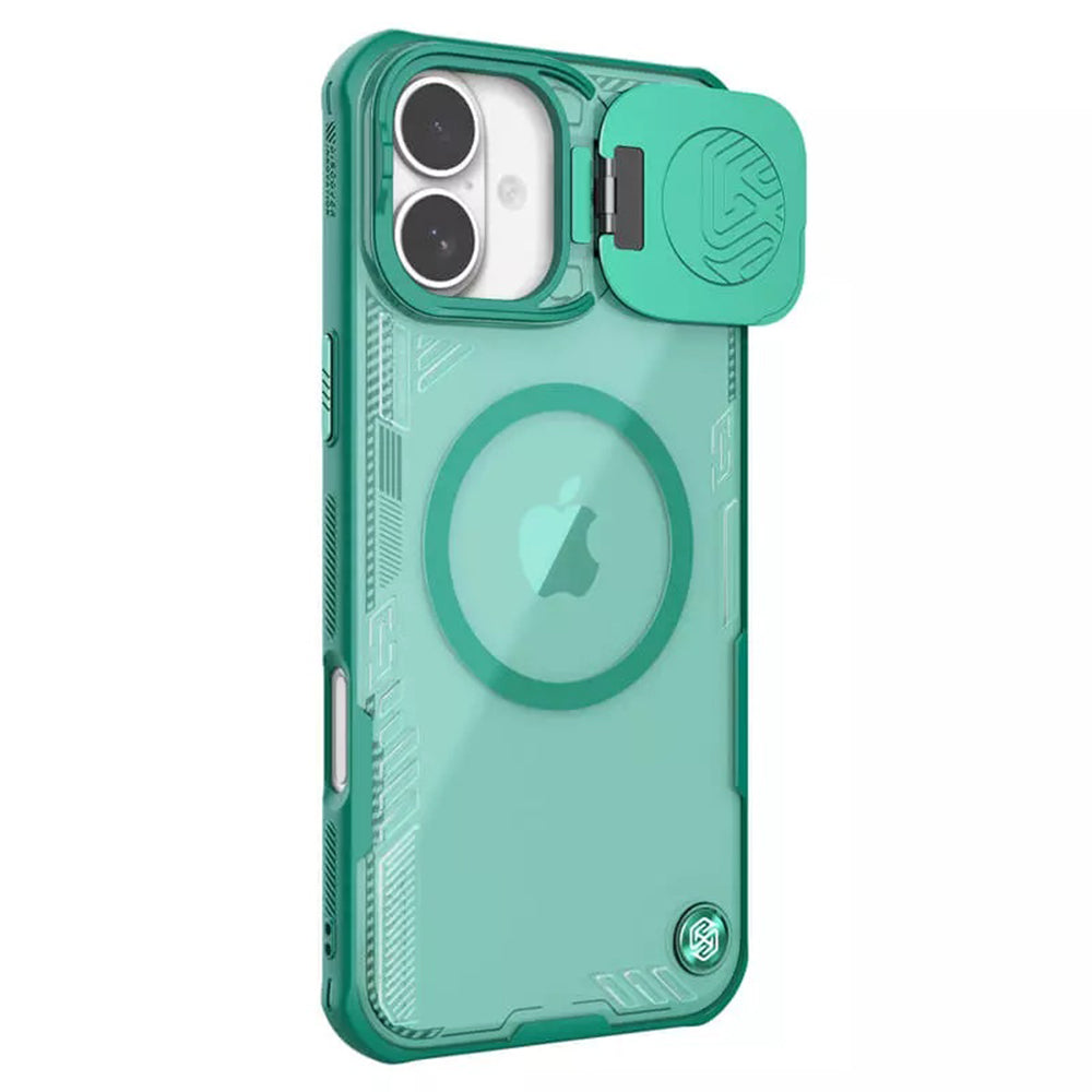 Etui MagSafe do Apple iPhone 16 Plus, Nillkin, Iceblade Prop (bez wycięcia na aparat), Zielony