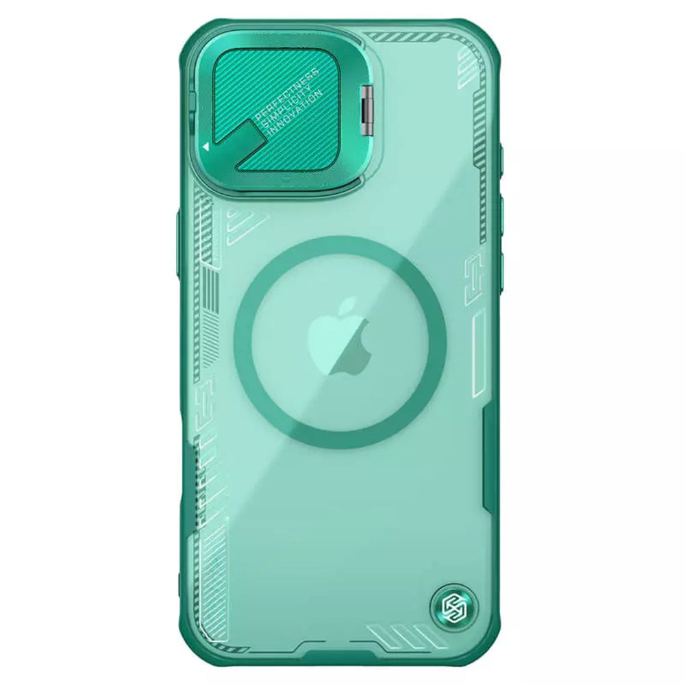 Etui MagSafe do Apple iPhone 16 Plus, Nillkin, Iceblade Prop (bez wycięcia na aparat), Zielony