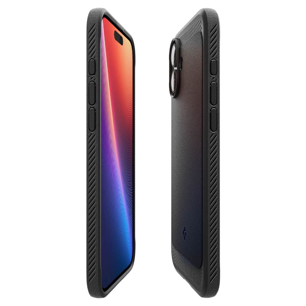 Etui MagSafe dla Apple iPhone 16 Plus, Spigen, Rugged Armor, Matowe Czarne