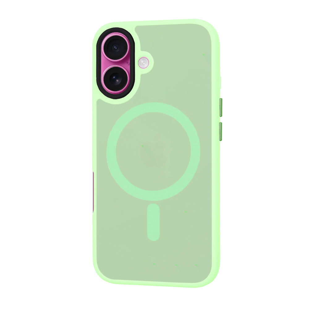 Etui MagSafe do Apple iPhone 16 Plus, Techsuit, HaloFrost, Jasnozielony