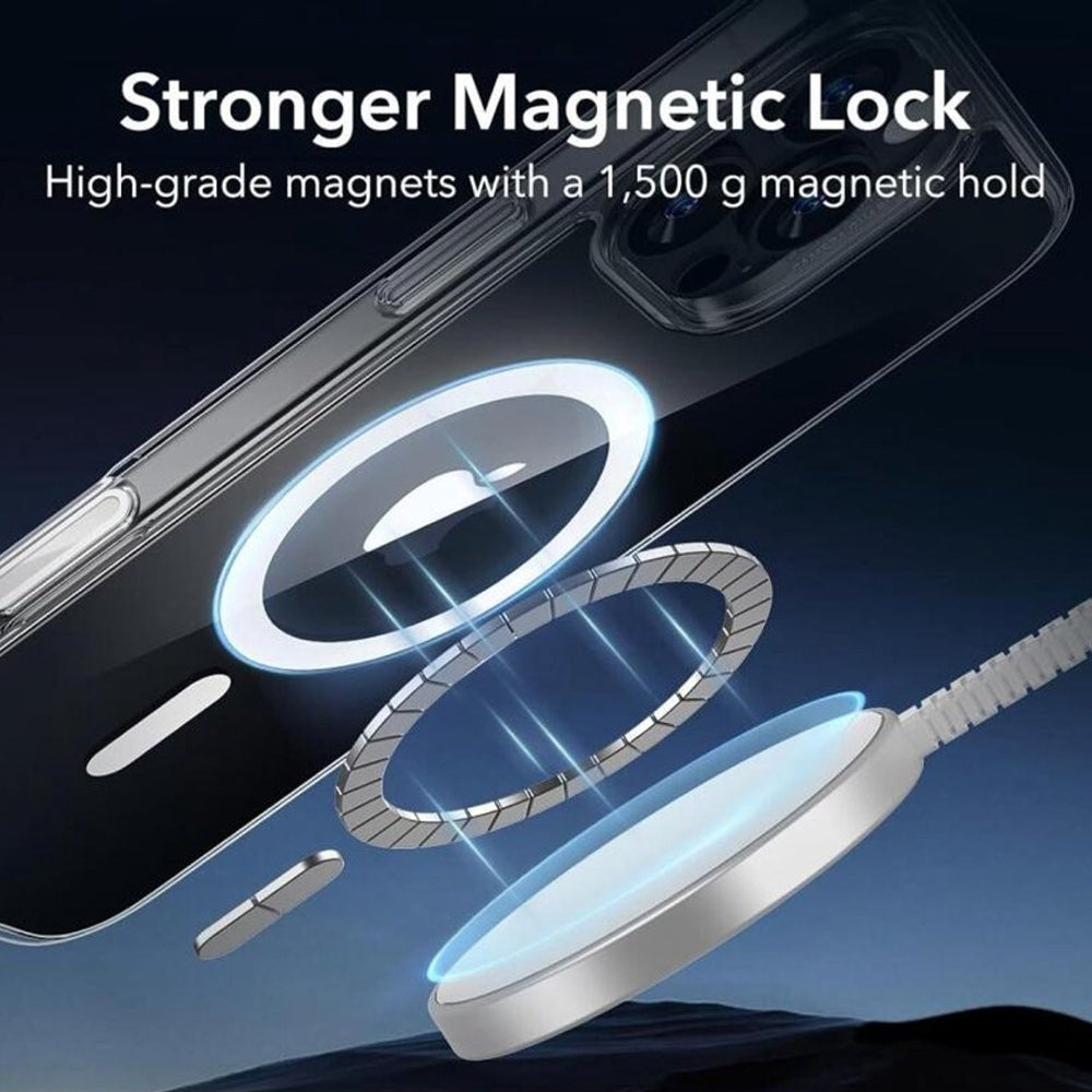 Etui MagSafe do Apple iPhone 16 Pro, ESR, Classic Hybrid Slide, Przezroczyste