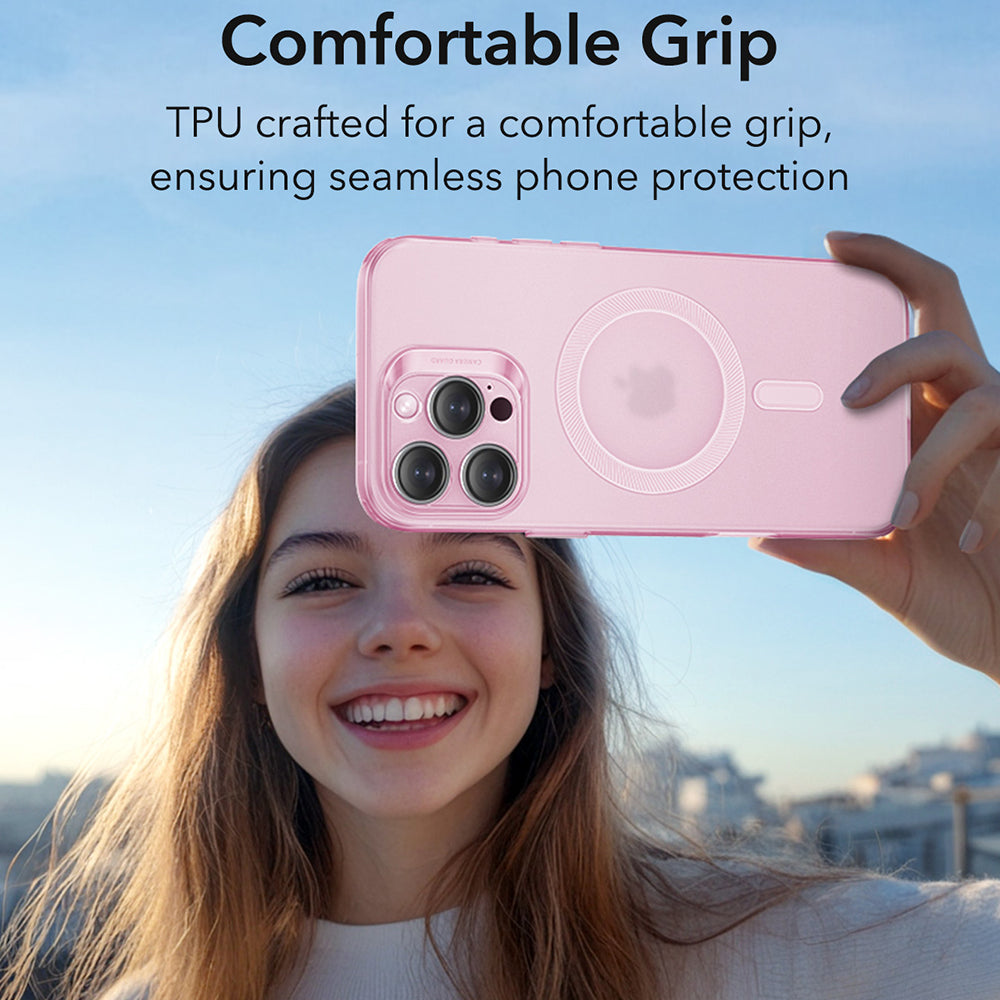 Etui MagSafe dla Apple iPhone 16 Pro, ESR, Zero, Róż Satynowy