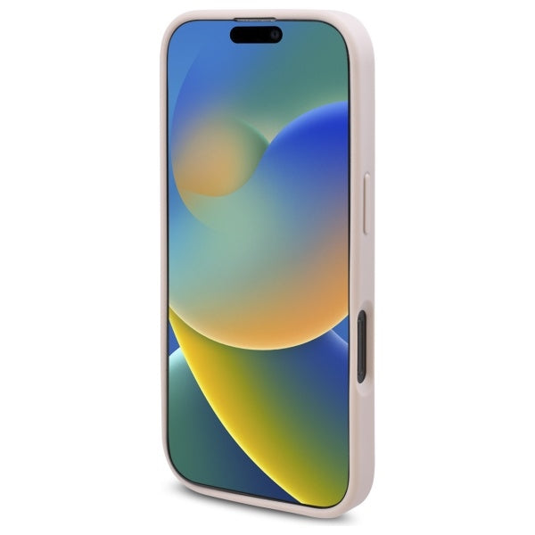 Etui MagSafe dla Apple iPhone 16 Pro, Guess, 4G Flowers Print, Różowy