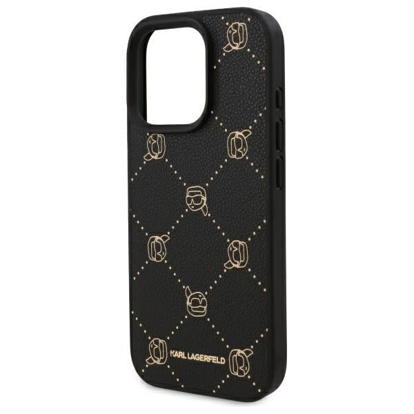 Etui MagSafe dla Apple iPhone 16 Pro, Karl Lagerfeld, Karl's Head, Czarne