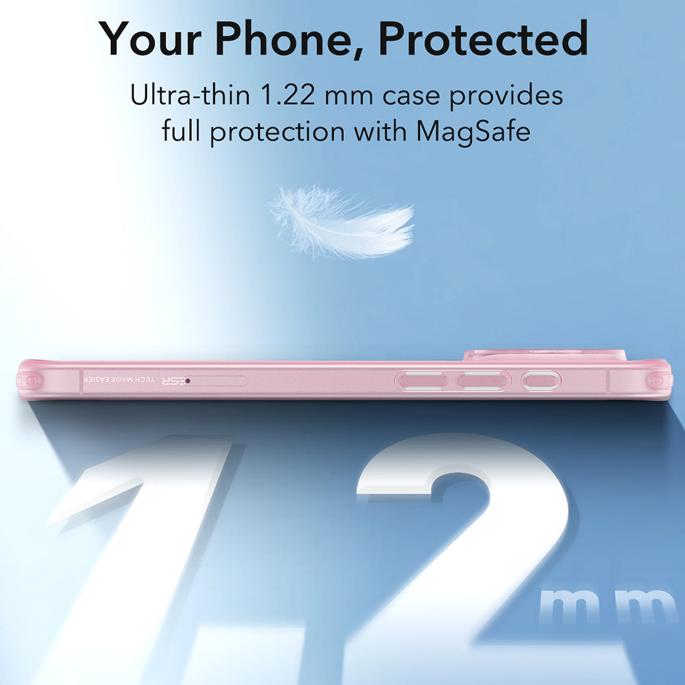 Etui MagSafe dla Apple iPhone 16 Pro Max, ESR, Zero, Róż Satynowy