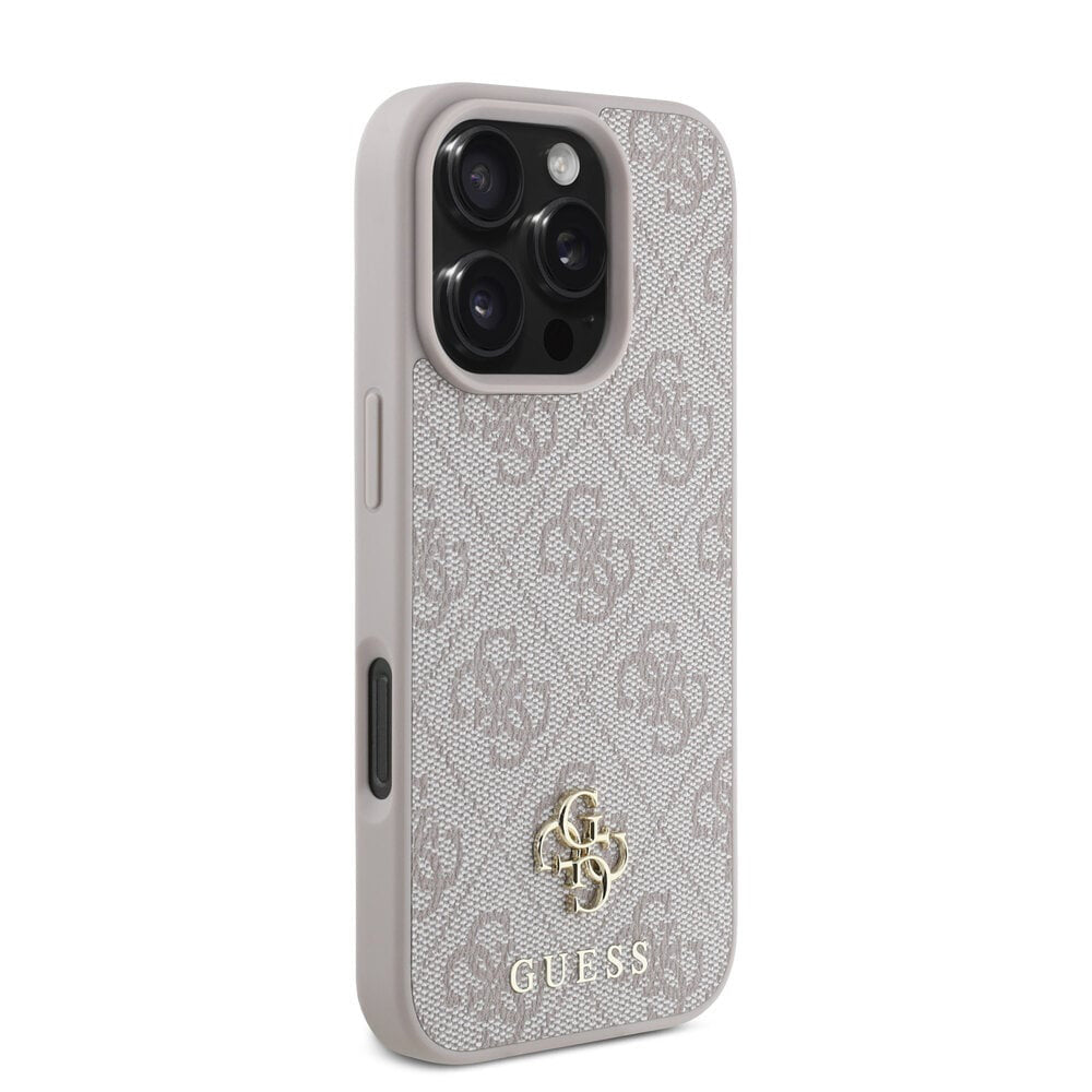 Etui MagSafe dla Apple iPhone 16 Pro Max, Guess, 4G Classic, Różowy