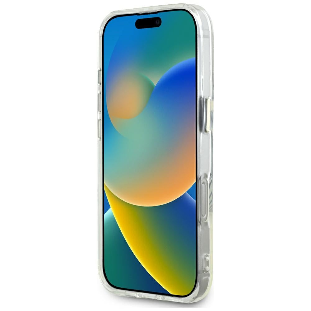 Etui MagSafe dla Apple iPhone 16 Pro Max, Guess, IML Metal Colored Circle, Białe
