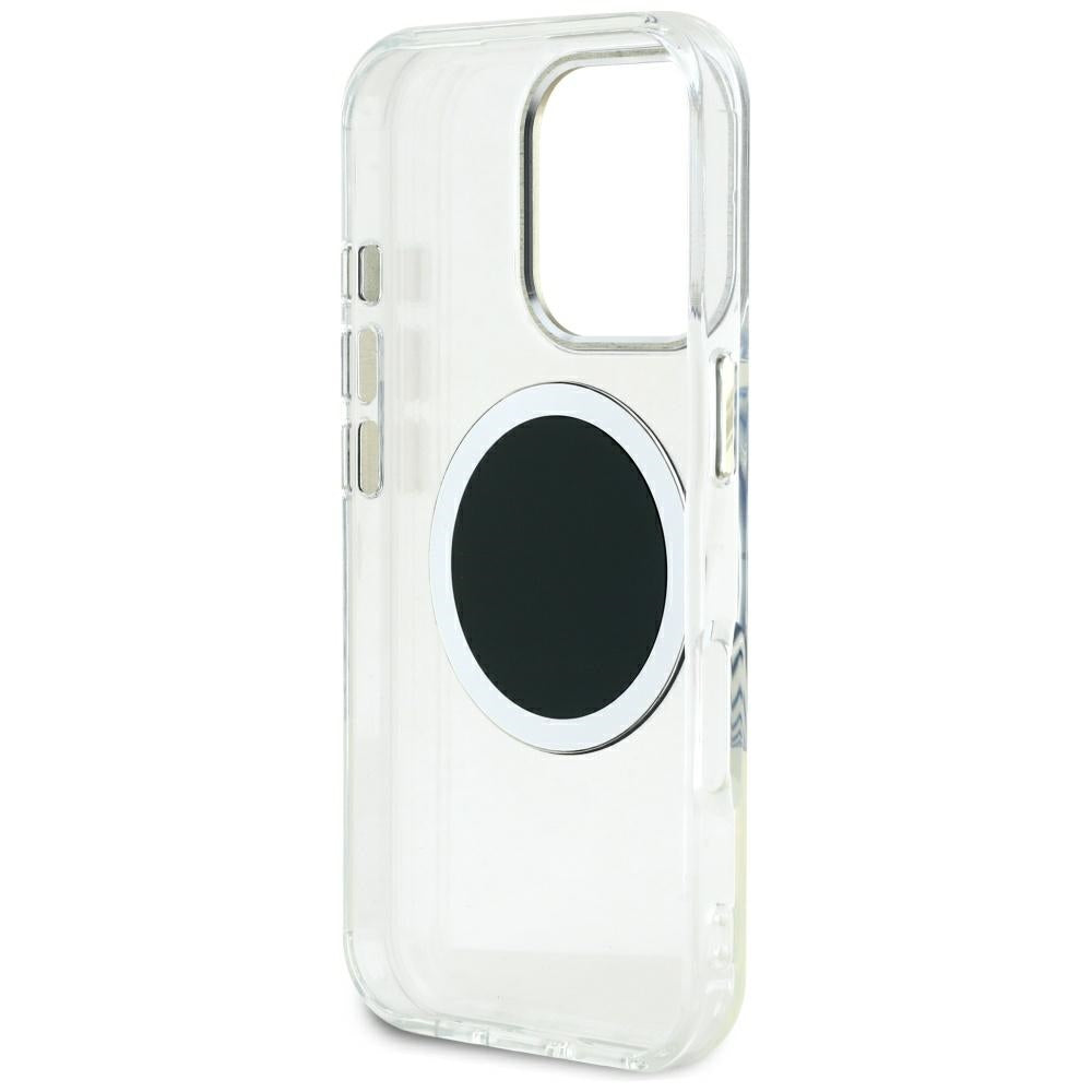 Etui MagSafe dla Apple iPhone 16 Pro Max, Guess, IML Metal Colored Circle, Czarne