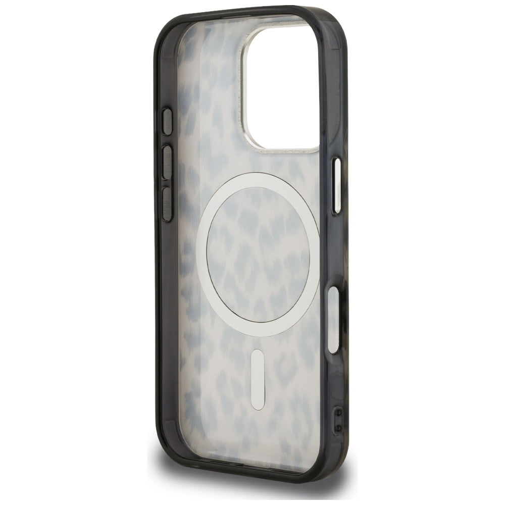 Etui MagSafe dla Apple iPhone 16 Pro Max, Karl Lagerfeld, Wzór Leopard IML, Brązowy