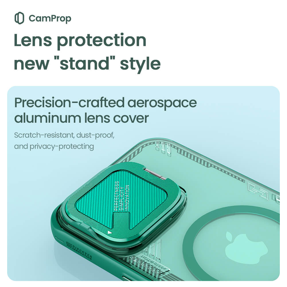 Etui MagSafe do Apple iPhone 16 Pro Max, Nillkin, Iceblade Prop (bez wycięcia na aparat), Zielony