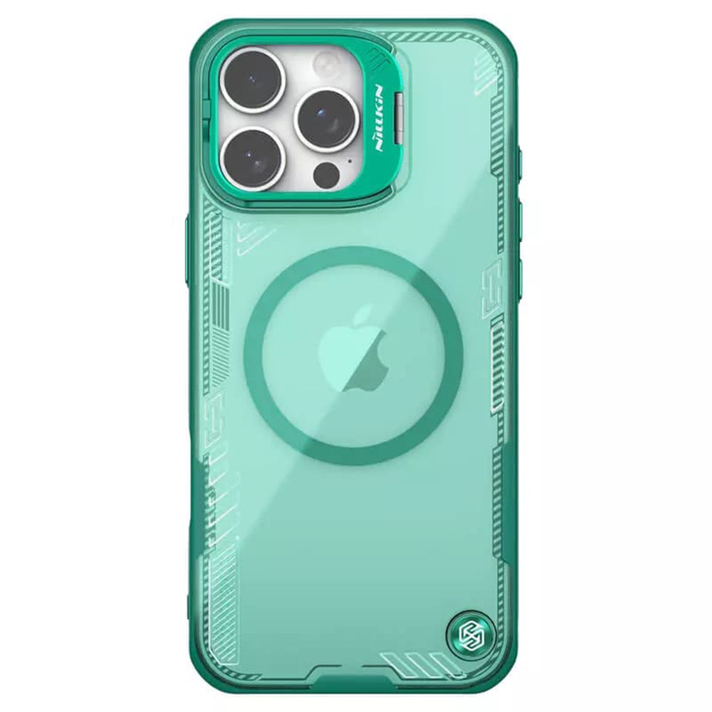 Etui MagSafe do Apple iPhone 16 Pro, Nillkin, Iceblade Prop (z wycięciem na aparat), Zielony