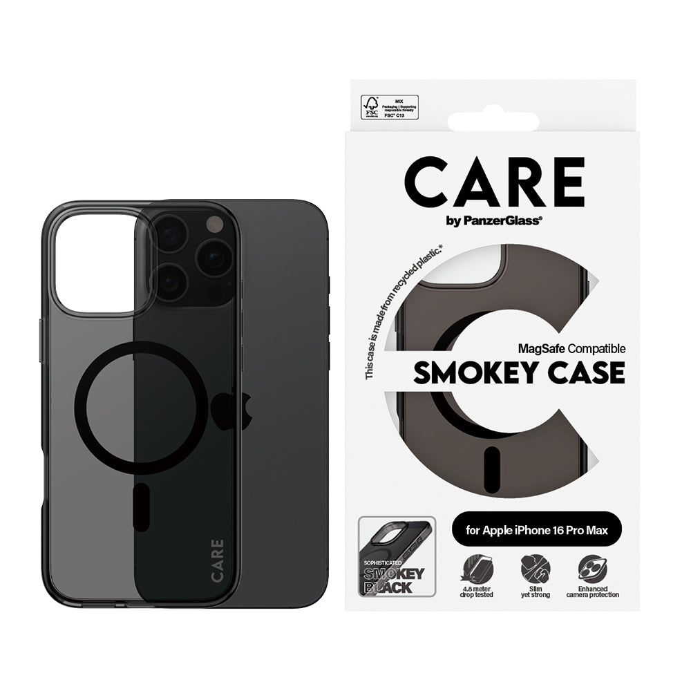 Etui MagSafe dla Apple iPhone 16 Pro, PanzerGlass, Care Urban Combat, Czarne