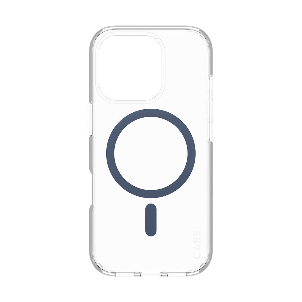 Etui MagSafe dla Apple iPhone 16 Pro, PanzerGlass, Care Urban Combat, Przezroczyste Niebieskie