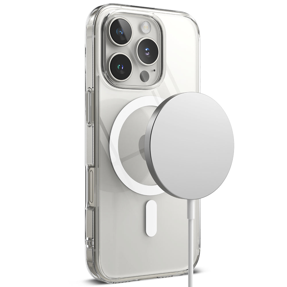 Etui MagSafe do Apple iPhone 16 Pro, Ringke, Fusion, Przezroczyste