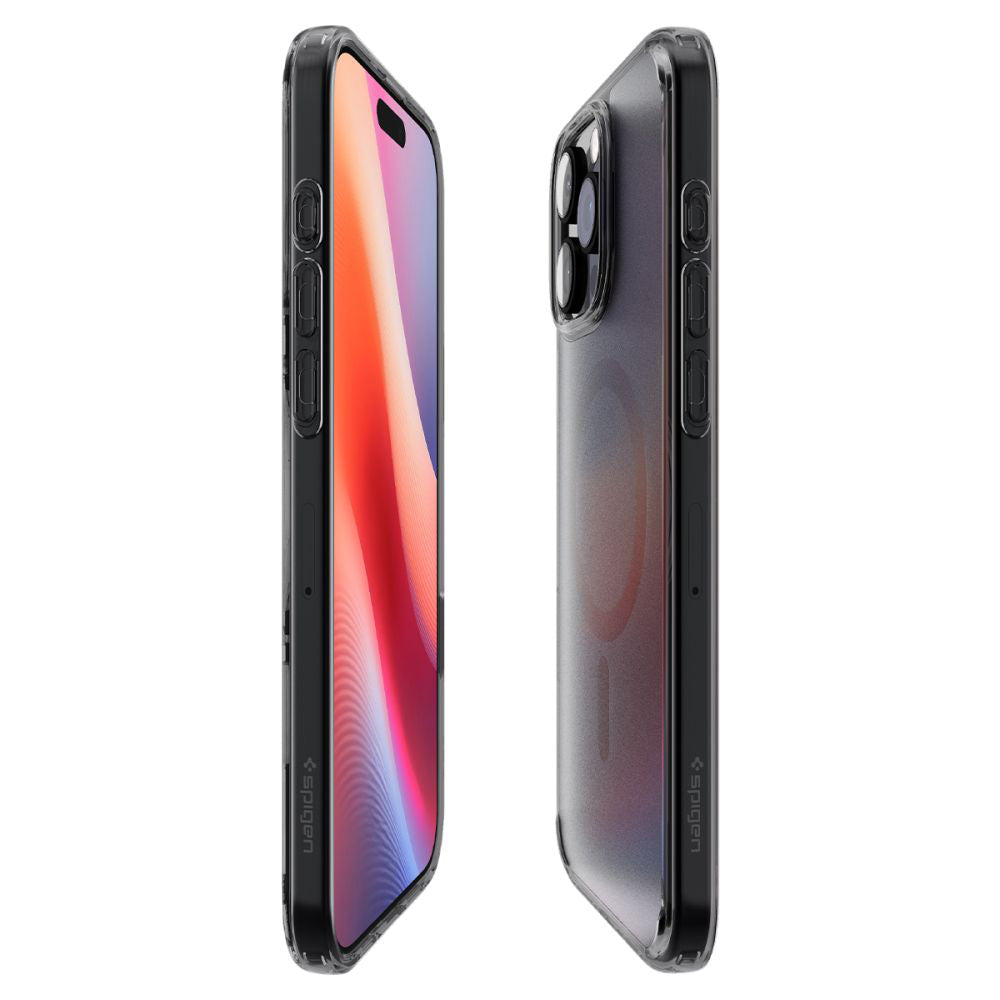 Etui MagSafe dla Apple iPhone 16 Pro, Spigen, Ultra Hybrid T, Czarne Satynowe ACS08514