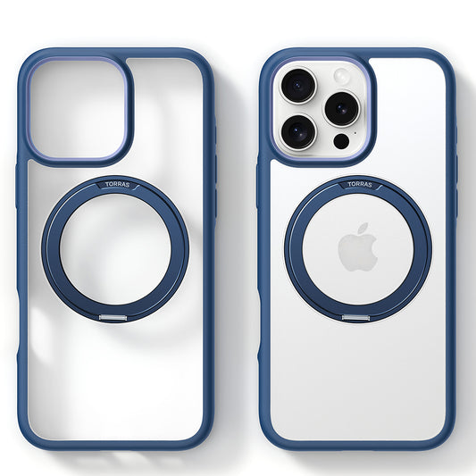 Etui MagSafe dla Apple iPhone 16 Pro, Torras, Ostand R Fusion, Granatowe