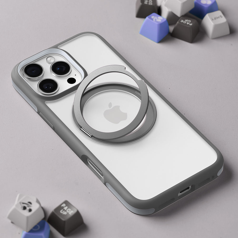 Etui MagSafe dla Apple iPhone 16 Pro, Torras, Ostand R Fusion, Czarne