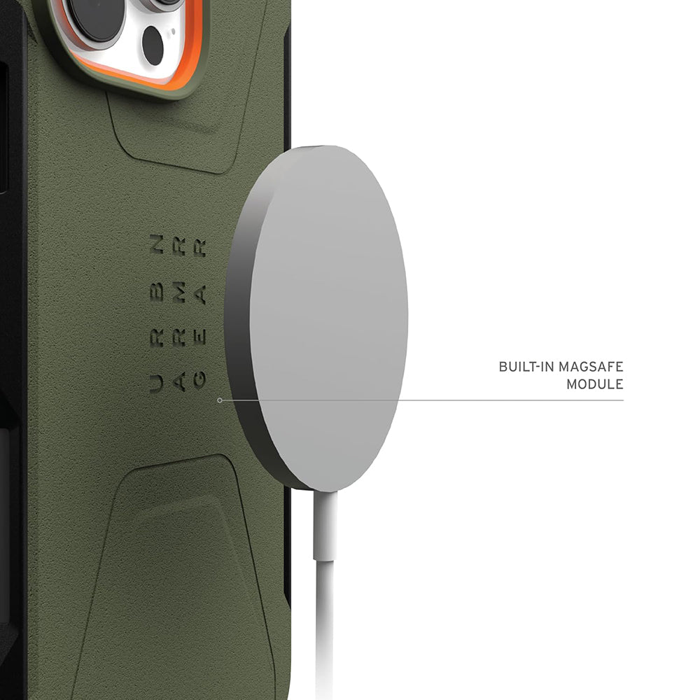Etui MagSafe dla Apple iPhone 16 Pro, Urban Armor Gear, Civilian, Zielony
