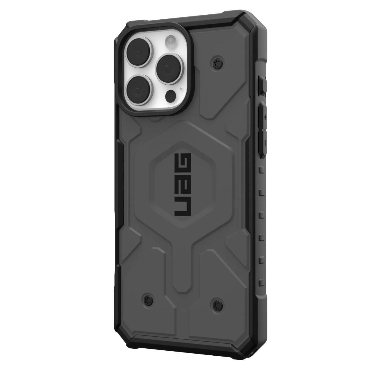 Etui MagSafe do Apple iPhone 16 Pro, Urban Armor Gear, Pathfinder, Srebrne