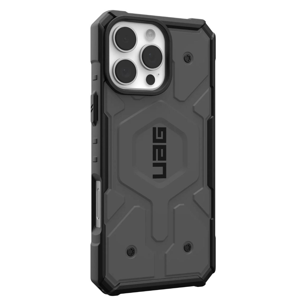 Etui MagSafe do Apple iPhone 16 Pro, Urban Armor Gear, Pathfinder, Srebrne
